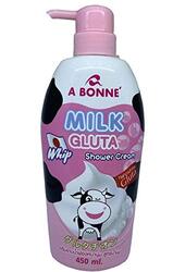 A Bonne Milk Gluta Whip Shower Cream, 450ml