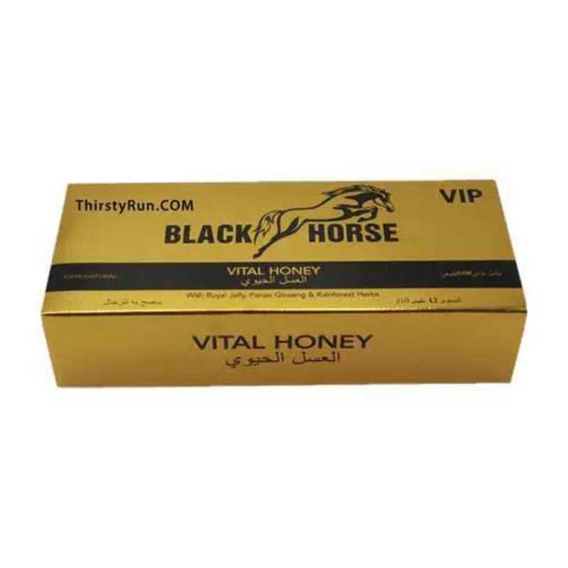 

Generic Black Horse Royal Honey, 10gm, Pack of 12 Sachets