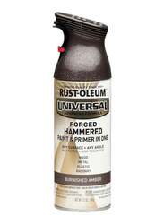 Rust-Oleum Universal Forged Hammered Paint Spray, 340gm, Burnished Amber