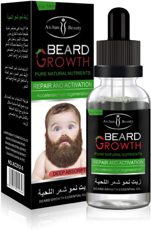 Aichun Beauty Pure Natural Nutrients Beard Growth, 30ml