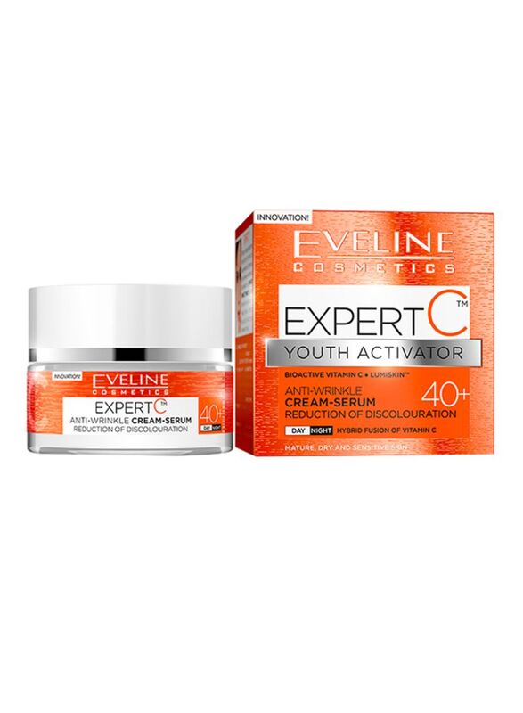 Eveline Expert C Youth Activator Day & Night Cream Serum 40+, 50ml