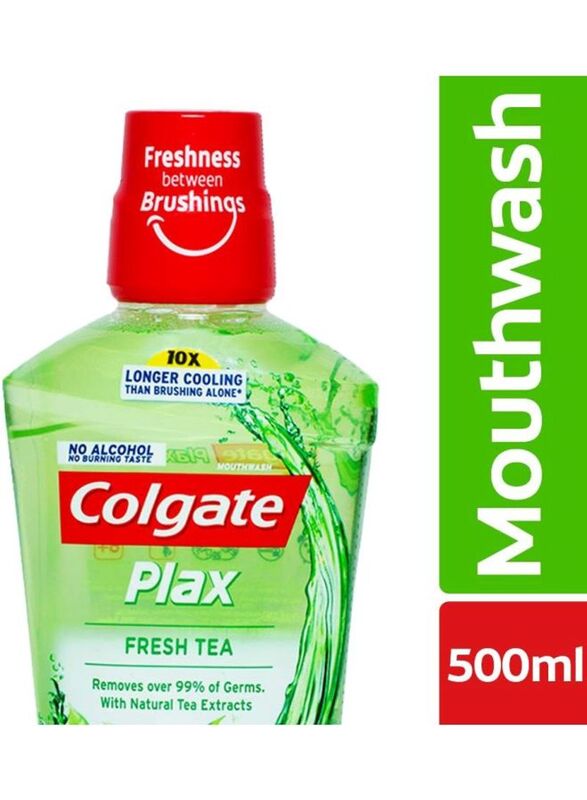 Colgate Plax Fresh Tea Mouthwash, 3 x 500ml