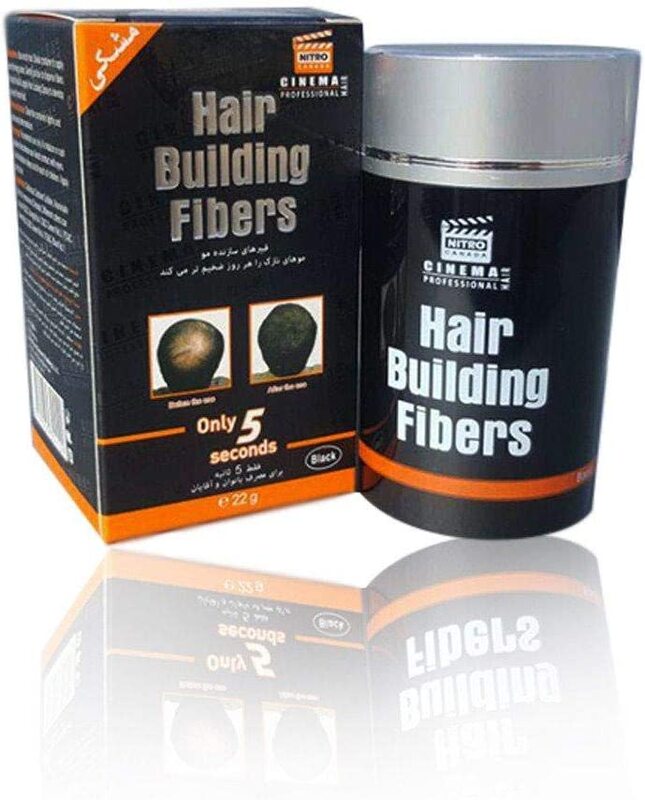 Nitro Canada Black Hair Building Fiber, 22g