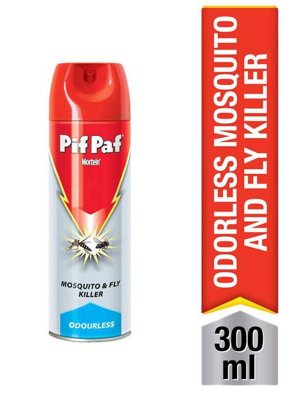 

Pif Paf Odourless Mosquito & Fly Killer Spray, 300ml