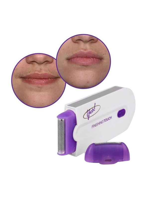 Yes! Finishing Touch Hair Remover, NJ7470, White/Purple
