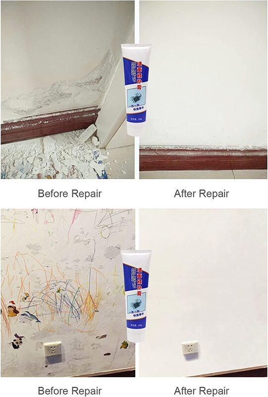 Staright 250g Drywall Wall Mending Agent Free Scraper Surface Repair Cream, Multicolour