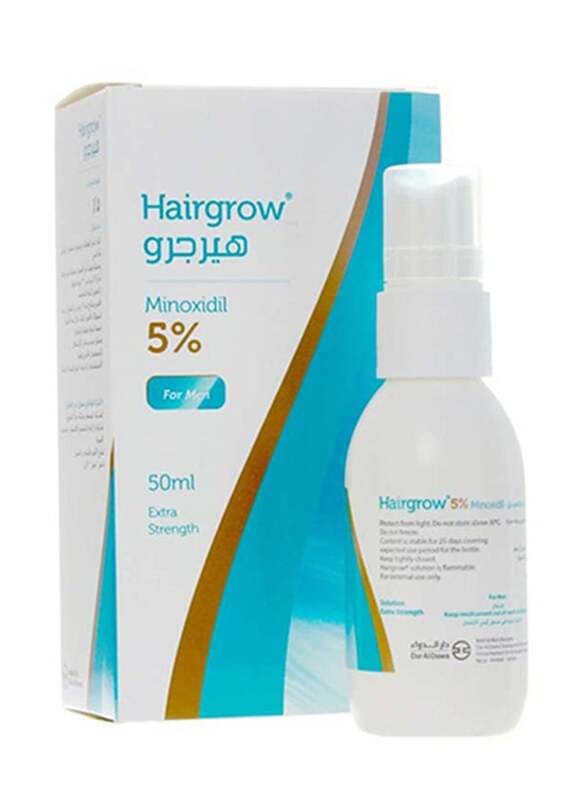 Dar Al Dawa Hairgrow 5% Minoxidil for All Hair Types, 50ml