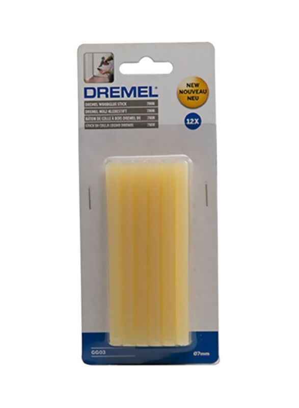 Dremel 7ml Wood Glue Set, 12-Pieces, Beige