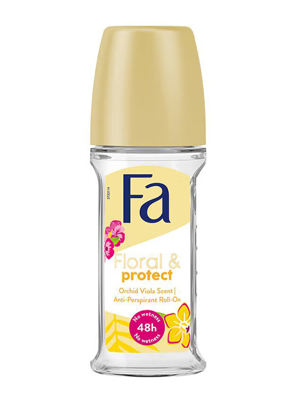 Fa Floral Protect Orchid Viola Roll-On, 50ml