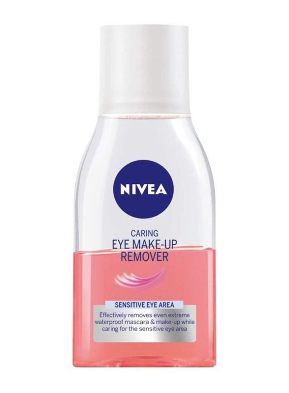 Nivea Eye Make-Up Remover, 125ml, Clear