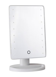 Makeup Mirror with LED Lights, White