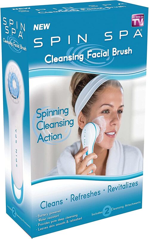 Spin Spa Cleansing Facial Brush, One Size