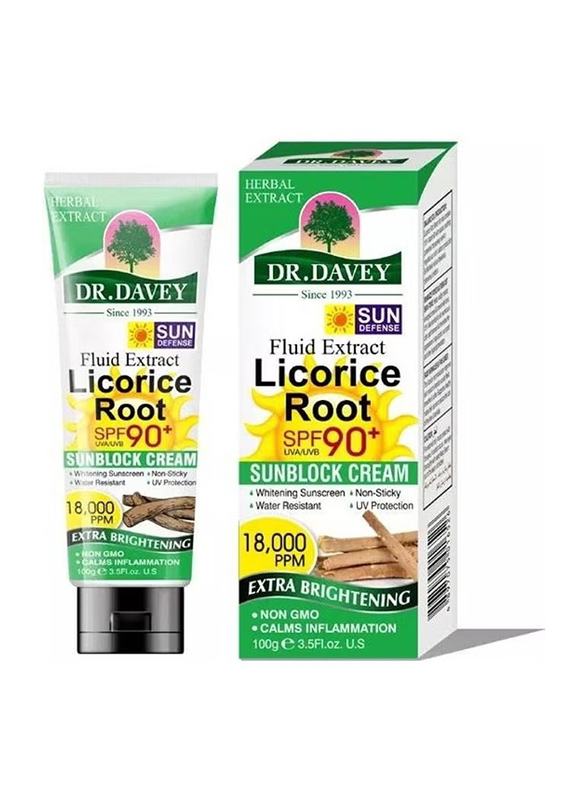 Dr. Davey Licorice Root Sunblock Cream, 100gm