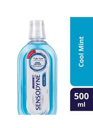 Sensodyne Long Lasting Cool Mint Mouthwash, Blue, 500ml