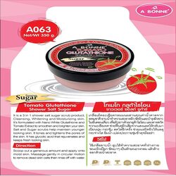 A Bonne Tomato Glutathione Shower Salt Sugar, 350g