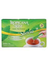 Tropicana Slim Stevia Stick Calorie Free Sweetener Set, 50 Pack