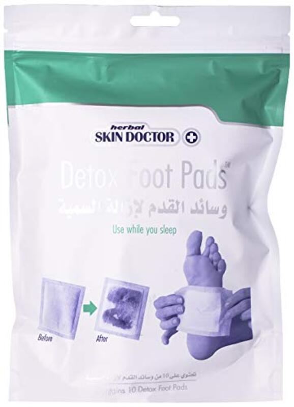 Herbal Skin Doctor + Detox Foot Pads, 10-Piece