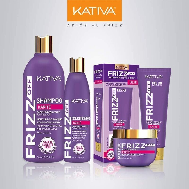 Kativa Zero Frizz Shampoo with Shea Butter, 250ml