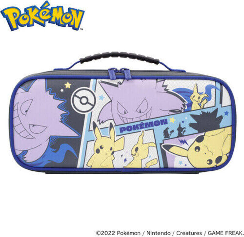 HORI NS Officially Licensed - Cargo Pouch Compact (Pikachu, Mimikyu & Gengar)