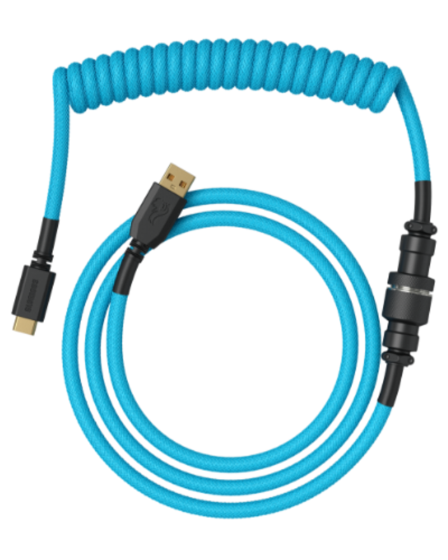Glorious Coiled Cable - Electric Blue
