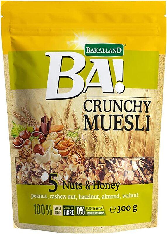 

Classic Snacks BA! Crunchy Muesli - 5 Nuts and Honey 300g