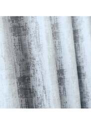 Black Kee 100% Blackout Luxury Velvet Grommet Curtains, W52 x L108-inch, 2 Pieces, Aqua Grey