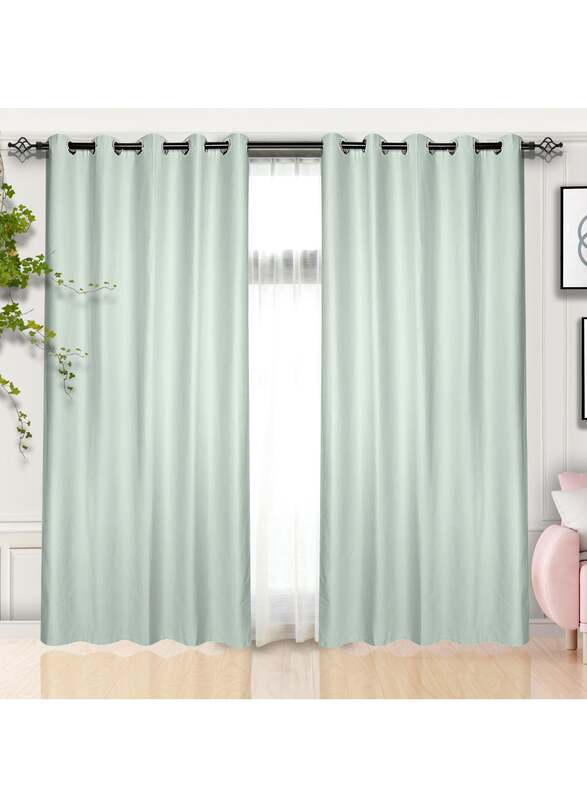 

Generic Black Kee 100% Blackout Elegant Textured Jacquard Curtains, W70 x L106-inch, 2 Pieces, Cloud Grey