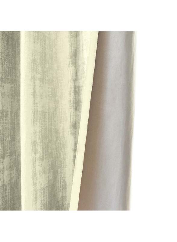 Black Kee 100% Blackout Luxury Velvet Grommet Curtains, W52 x L108-inch, 2 Pieces, Cannoli Cream