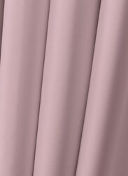 Black Kee 100% Blackout Satin Curtains with Grommets, W78 x L106-inch, 2 Pieces, Pink
