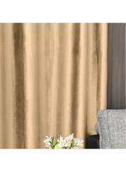 Black Kee 100% Blackout Velvet Curtains, W70 x L106-inch, 2 Pieces, Copper Brown