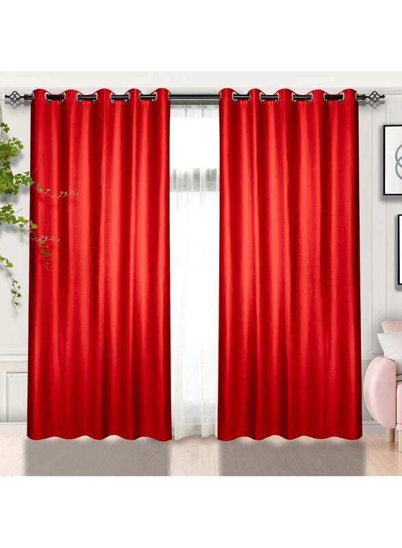 

Generic Black Kee 100% Blackout Elegant Textured Jacquard Curtains, W52 x L120-inch, 2 Pieces, Maroon