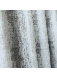 Black Kee 100% Blackout Luxury Velvet Grommet Curtains, W118 x L106-inch, 2 Pieces, Dark Grey