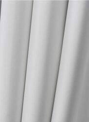 Black Kee 100% Blackout Satin Curtains with Grommets, W55 x L95-inch, 2 Pieces, Abalone