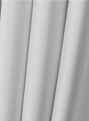 Black Kee 100% Blackout Satin Curtains with Grommets, W118 x L106-inch, 2 Pieces, Abalone