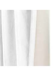 Black Kee 100% Blackout Velvet Curtains, W59 x L106-inch, 2 Pieces, White