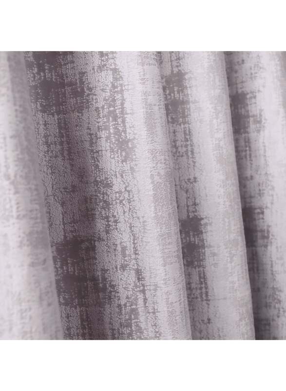 Black Kee 100% Blackout Luxury Velvet Grommet Curtains, W55 x L102-inch, 2 Pieces, Light Zephyr