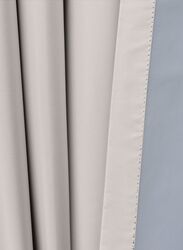 Black Kee 100% Blackout Satin Curtains with Grommets, W52 x L108-inch, 2 Pieces, Mint Cream