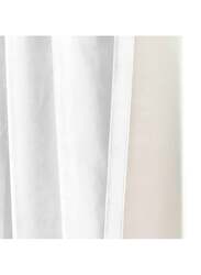 Black Kee 100% Blackout Velvet Curtains, W55 x L102-inch, 2 Pieces, White