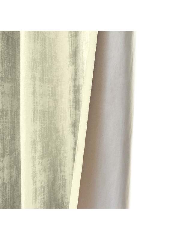 Black Kee 100% Blackout Luxury Velvet Grommet Curtains, W55 x L102-inch, 2 Pieces, Cannoli Cream