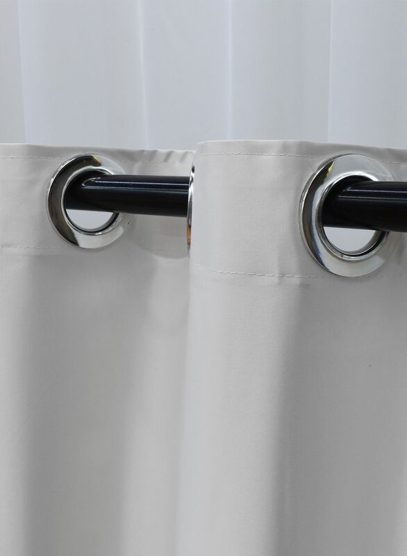 Black Kee 100% Blackout Satin Curtains with Grommets, W98 x L106-inch, 2 Pieces, Abalone