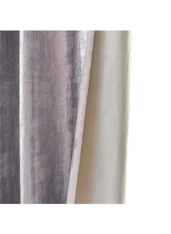 Black Kee 100% Blackout Luxury Velvet Grommet Curtains, W52 x L95-inch, 2 Pieces, Light Zephyr