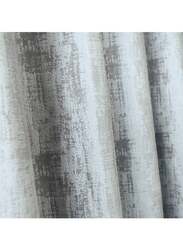 Black Kee 100% Blackout Luxury Velvet Grommet Curtains, W98 x L106-inch, 2 Pieces, Dark Grey