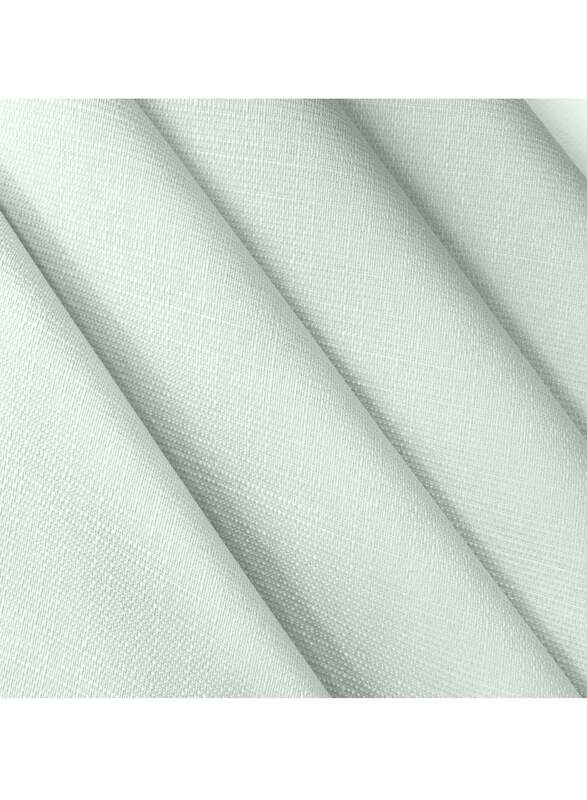 Black Kee 100% Blackout Elegant Textured Jacquard Curtains, W55 x L95-inch, 2 Pieces, Cloud Grey