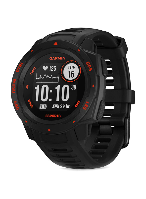 

Garmin Instinct 45mm Smartwatch, Esports Edition, 010-02064-72, Black