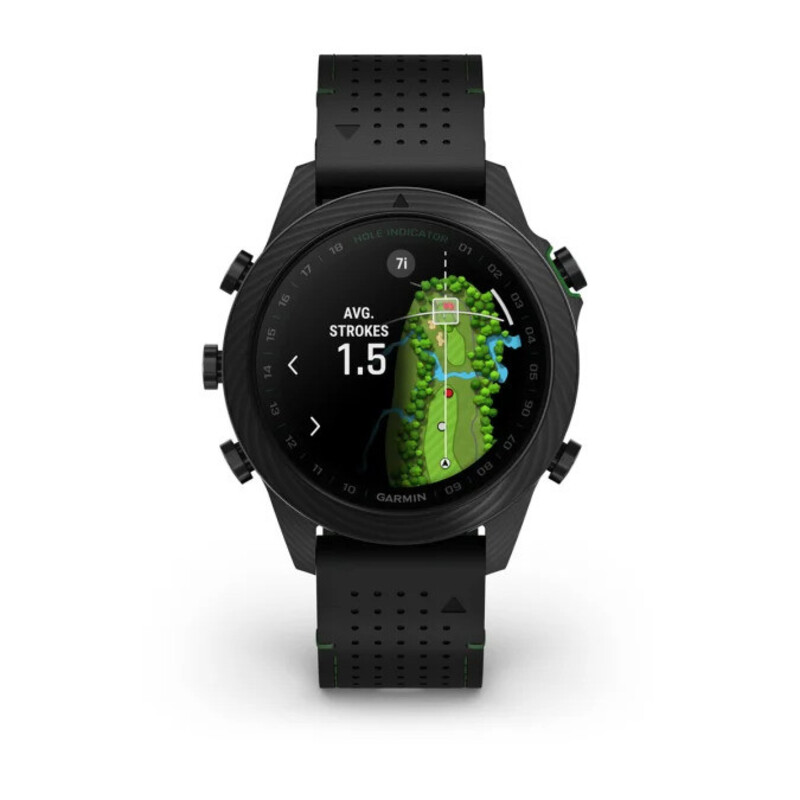 Garmin MARQ Golfer (Gen2) Carbon Edition Smartwatch - Modern Tool Watch, 46mm, 010-02722-21