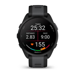 Garmin Forerunner 165 Music Smartwatch Black/Slate grey, 43mm, 010-02863-30