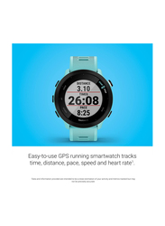 Garmin Forerunner 55 GPS Running Watch with Daily Suggested Workouts Up to 2 weeks of Battery Life, Aqua