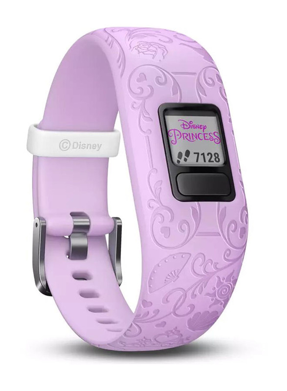 Garmin Vivofit Jr.2 Adjustable Disney Princess Activity Tracker Bangle for Kids, Purple