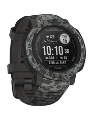 Garmin Instinct 2 45mm Smartwatch, Combo Edition, 010-02626-03, Graphite Camo