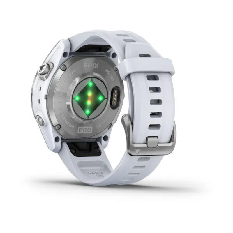 Garmin Epix Pro Gen 2 Standard Edition Silver with Whitestone Band Smartwatch 42mm 010-02802-01